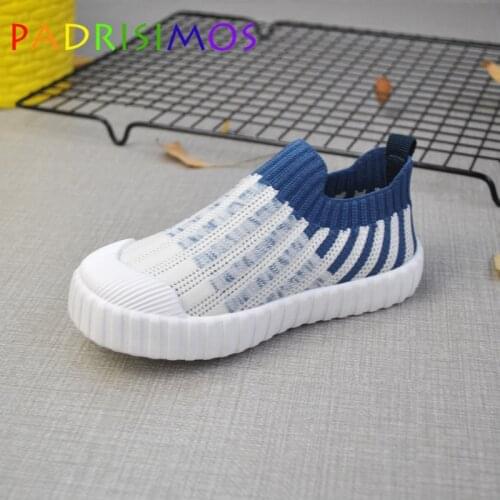 POADISIMOS Women Fashion Spring Childrens Shoes Flying Vertical Stripe Casual Soft Sole Single Shoes for Boys Girls 2021 YNN