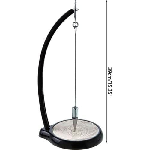 Creative Sand Pendulum Sand Painting Pendulum Gravity Sand Pendulum Stand Desktop Home Decor Ornaments
