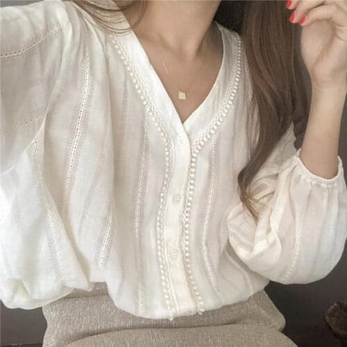 2020 spring summer autumn new women fashion casual chiffon shirt woman female OL blouse women Vq10