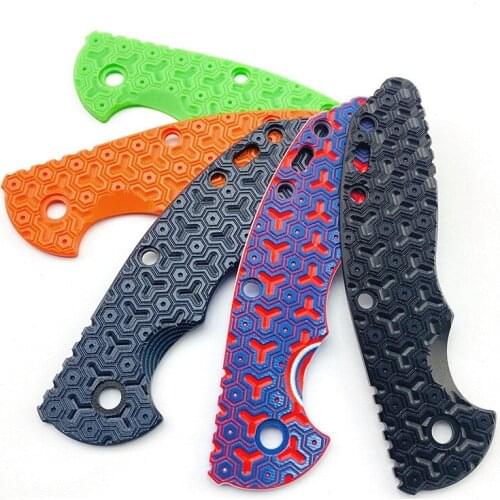 XM18 shank CNC G10 composite patch Tactical upgrade Grip handle for Rick Hinderer knives XM18 3.5” folding knife DIY accessori