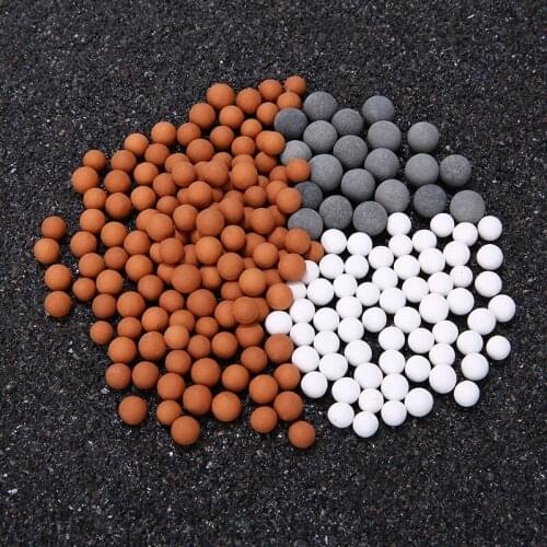 1 Bag Mineralized Negative Ions Ceramic Balls Bathroom Accessory Shower Head Beads Water Filter Purification Energy Mixed