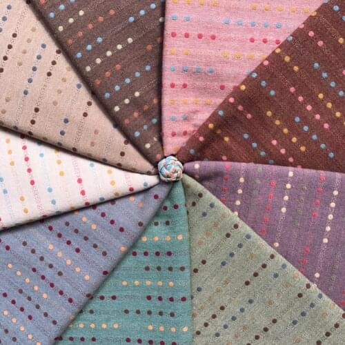 100% Cotton Fabric for Sewing Doll Clothes Quilt Japanese Yarn-dyed Fabric Cloth Bundle Handmade DIY Patchwork 50*70cm