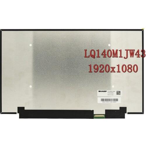14.0" IPS Laptop Screen 72% NTSC LCD Screen LED Martrix Display FHD1920x1080 EDP 30 PINS LQ140M1JW43