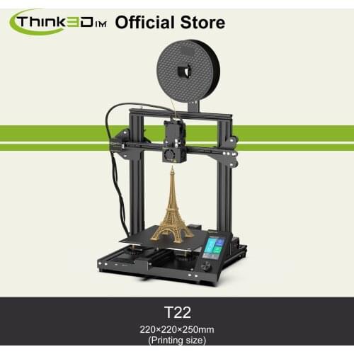 3D Printer Home Use Desktop FDM 3D Printer DIY Upgrated UI Color Screen Titan Extrusion Resume Printing Function 3D Printers