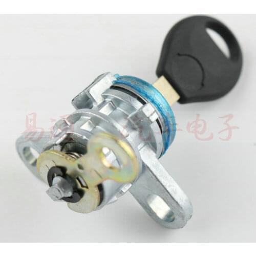 For nissan A32 A33 Sunny left front door Lock Auto Car Practice Lock Cylinder With Black Car Key Locksmith Tools Training Lock