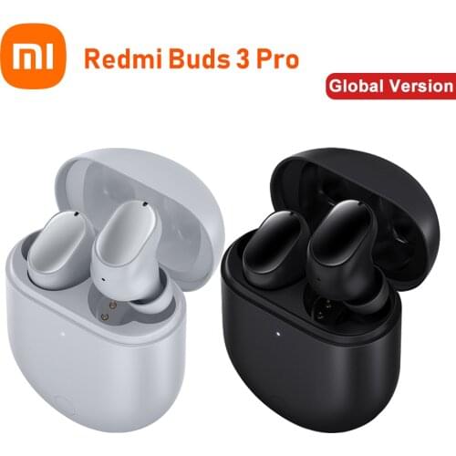 Global Version Xiaomi Redmi Buds 3 Pro 35dB ANC Dual-device TWS Bluetooth Wireless Earphones Auto Link Smart Wear Apt-X Adaptive