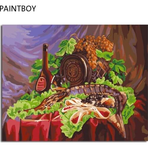PAINTBOY Framed Pictures Painting By Numbers Handwork Canvas Oil Painting Home Decor For Living Room Wall Art
