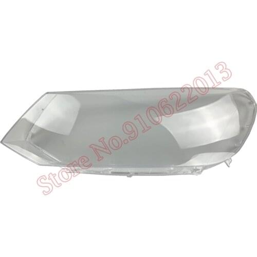 For Volkswagen Touareg 2011-2014 PC Car Front Headlight Cover Headlamp Lampcover Head Lamp light Covers glass Lens Shell Caps