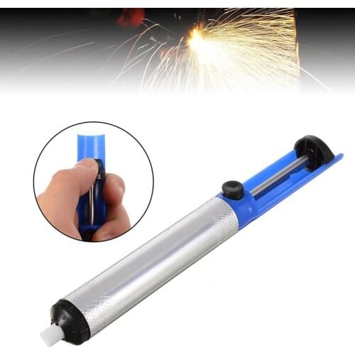 Metal Plastic Solder Sucker Desoldering Pump Tool Electric Soldering Iron Desolver Removal Vacuum Repair Assistant Tool