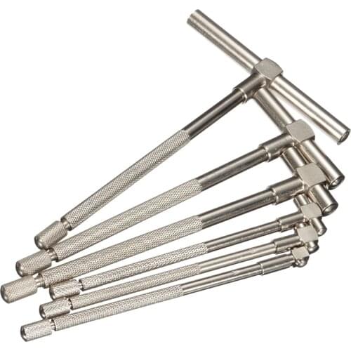 6Pcs Set Telescopic Gauge Set Micrometer Measurement Bore Engineers Kit 8-150mm