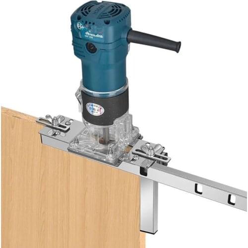 Woodworking Invisible Parts 2in1 Slotting Mould Artifact Positioning Bracket Connecting Piece Slotter Fastener Trimming Machine