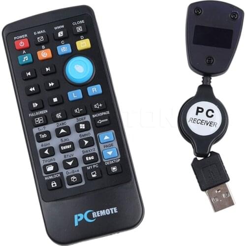 Newest Wireless Mouse Remote Control Controller USB Receiver IR Remote Control for Loptop PC Computer Center Win 7 8 10 Xp Vista