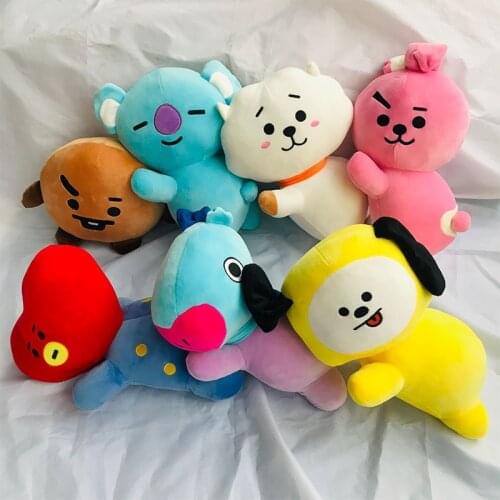 New Kpop Korean Baby Plush Toy Cute Animals Kawaii Plush Toys Dog Rabbit Heart Plush Exquisite Girl Sweet Dream Cushion Pillow