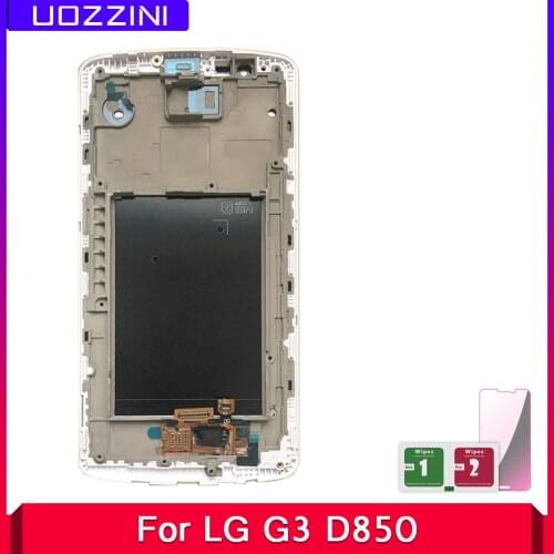 New High Quality 5.5" LCD For LG G3 D850 D851 D855 D858 LCD Display Touch Screen Digitizer Replacement With/No frame