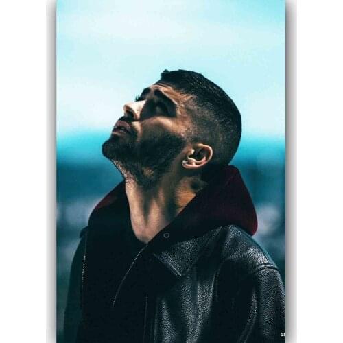 New Zayn Malik Custom American Rap Music-Silk Art Poster Wall Sicker Decoration Gift