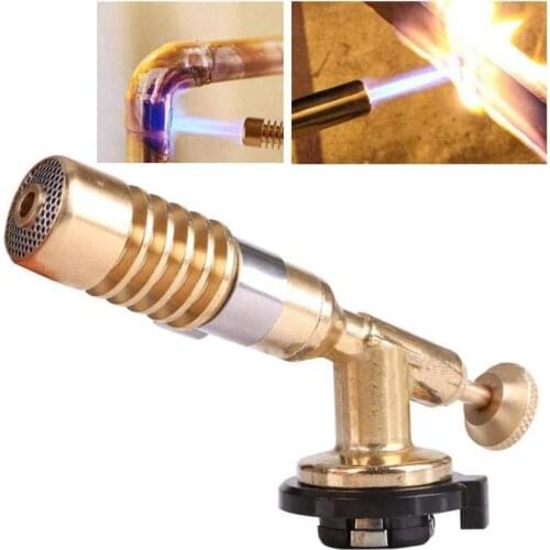 Wholesale New Welding Torch High Temperature Brass Torch Turbo Propane For Welding Solder Brazing Welding Gas Plumbing Sold