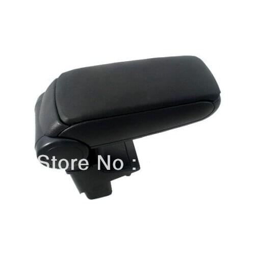 Center Console Armrest Black Leather For Honda Jazz First Generation 2001-2008