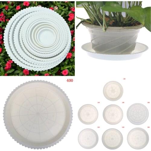 Flower Pot Tray Garden Supplies Creative Plastic Round Flower Pots tray Hydroponic Aquarium Insert Plants Growth
