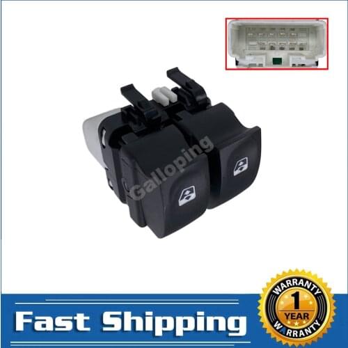 For Renault Clio Clio III Modus/Grand Twingo II 8200214943 Electric Power Master Window Control Switch Regulator Button Console