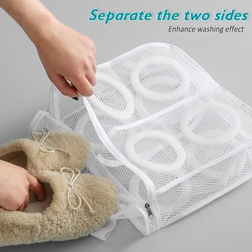Mesh Washing Laundry Bag Clothing Underwear Organizer Net Bra Socks Shoes Wash Bag Zipper Pouch Washing Machine Cloth Protection