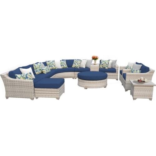 Sigma New Design 12 Piece Outdoor Wicker Patio Furniture Sofa Set