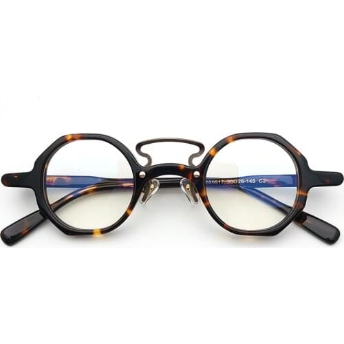 Grey Handmade Acetate Glasses Unisex Women Men Eyeglasses Fashion Myopia Spectacle Frames for Computer use 2021 Eyewear