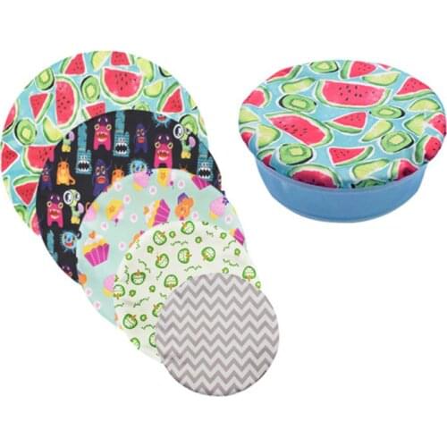 3Pc Elastic Stretch Lids Reusable Airtight Food Wrap Cover Keeping Fresh Seal Bowl Stretchy Wrap Cover Kitchen Cookware Storage