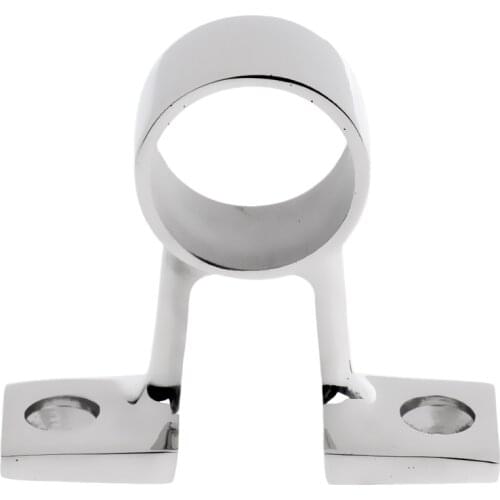 316 Stainless Steel Marine Boat Hand Railing Fitting Center Bracket Pipe for 25mm Pipe Boat Yacht Parts Accessories Silver