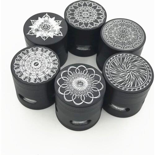 4-Layers 40mm Spice Mill Tobacco Smoking Detectors Pipes Grinding Smoke Herb Grinder Tobacco Crusher Smoking Accessories