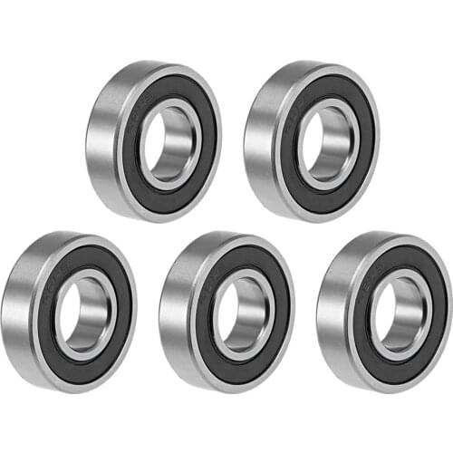 Uxcell R8-2RS Ball Bearing 1/2"x1-1/8"x5/16" Double Sealed ABEC-3 Bearings 5pcs
