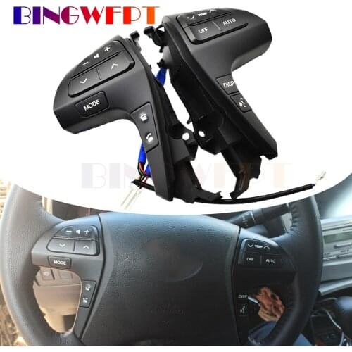 84250-0E220 84250-0E120 Auto Steering Wheel Audio Control Button Switch For TOYOTA HILUX VIGO COROLLA CAMRY HIGHLANDER INNOVA