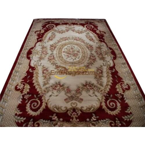 Antique European Savonnerie Sampler Rug On Burlap Wool Antique Chinese Hand-made Wool Wool Knitting Carpets Art Decor