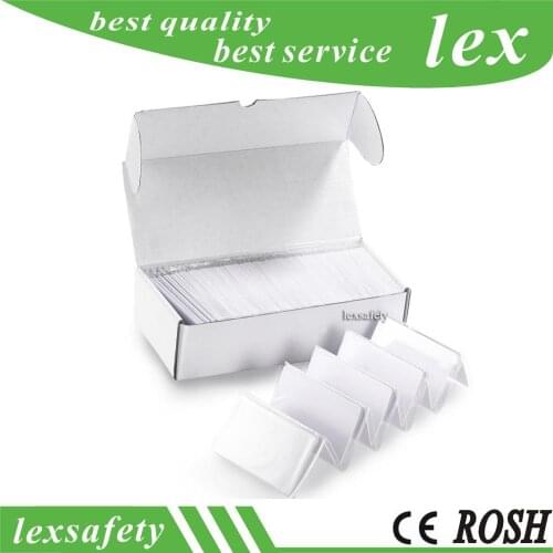 Free Shipping 200PCS FM1208 CPU Chip Blank White PVC Smart RFID CPU Cards FM1208-10 7k Cpu+1k M1 Writable CPU Cards