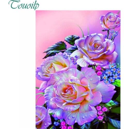 Full Square&Round Drill 5D DIY Diamond Painting "Roses flower" 3D Embroidery Cross Stitch Mosaic Rhinestone Home Decor Gift