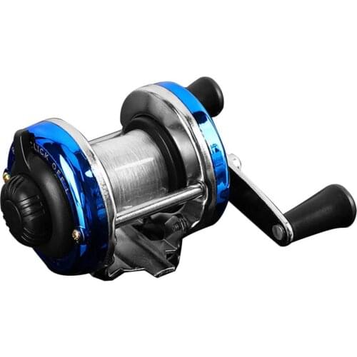 Mini Spinning Fishing Reel Metal Coil 8.1:1High Speed Fishing Reel Ice Lure Saltwater Freshwater Small Fishing Wheel Winter Ice