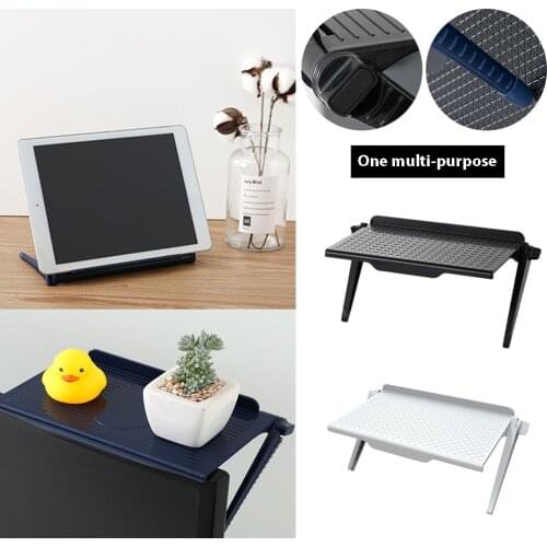 Computer Monitor Rack Plastic Lcd Tv Top Screen Bracket Creative Multifunctional Storage Rack Computer Screen Shelf Accessories