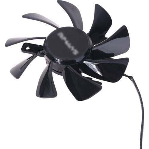 T129215SU RX 570 470D GPU Cooler Video Card Fan for Sapphire Radeon ITX Graphics 1XCB