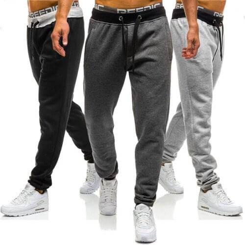 2020 New Summer style mens Slim European and American style solid color trousers mens drawstring casual waist trousers X051