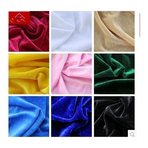 Upholstery Silk velvet fabric Meeting background Table Curtain Pleuche Cloth Decorative Fabric 230g/meter 1.6 Meter Width