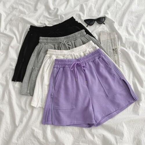 Casual home pants women sleepwear shorts pajamas pant lounge wear cotton short sleep pants girls nightwear sleeping pijama pant