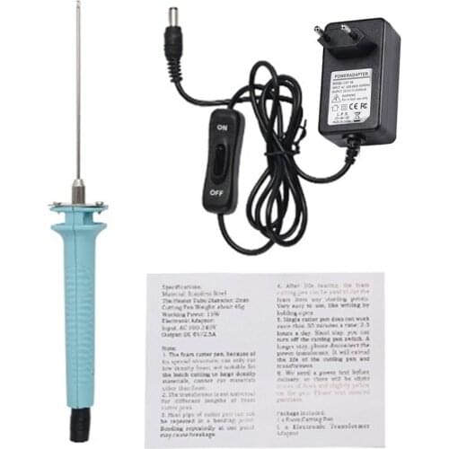 Professional Foam Cutter 15W 10CM Electric Foam Polystyrene Cutting Machine Pen Portable Styrofoam Cutting Knife Tools UK Plug