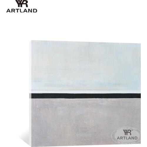 Nordic impressions wall decoration Handmade canvas acrylic oil painting black line pictures for home design living room decor