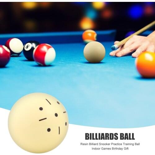 Table Tennis Cue Ball Training Ball Cueball Home Training Resin Billiard Practice Pool Snooker Pool Ball Accessories