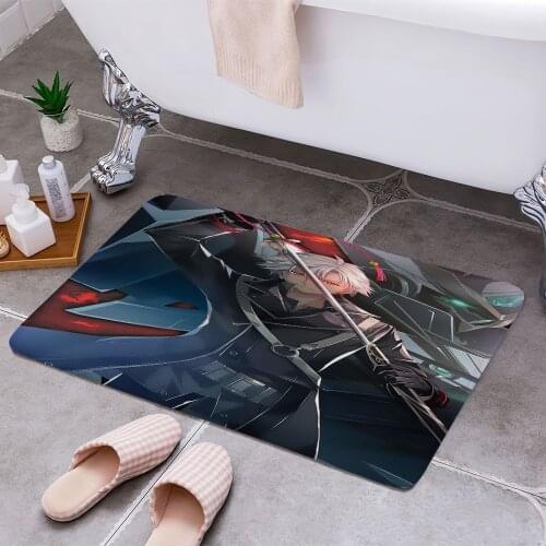 Trails of Cold Steel IV Anti-slip Doormat Vacuuming Water Absorbing Kitchen Bedroon Bath Floor Mats Home Entrance Home Decora