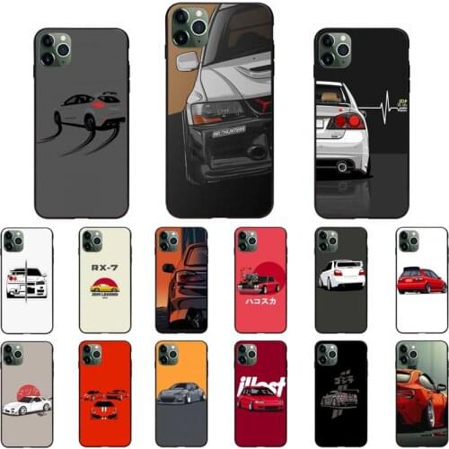YNDFCNB car eat sleep JDM Custom Soft Phone Case For iPhone 8 7 6 6S Plus 5 5S SE 2020 11 11pro max XR X XS MAX