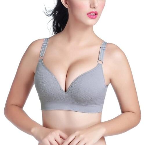 Women Yoga Fitness Bra Vest Sports Bra 3/4 Cup Gym Workout Running Tank Top Seamless Padded Push Up Bras S/M/L