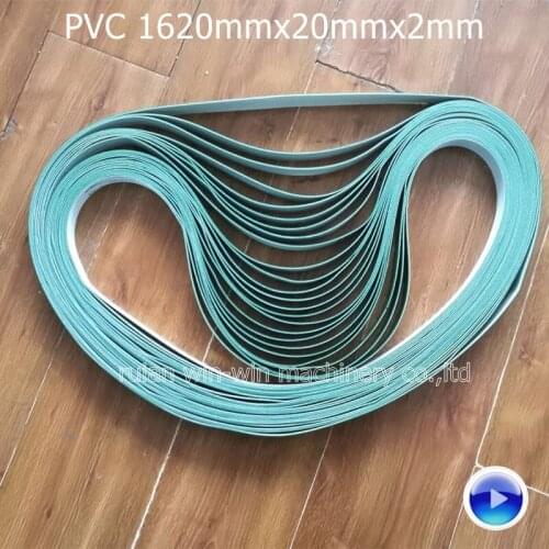 16pcs 1620mmx20mmx2mm plastic bag side sealing bag making machine PVC rubber Transmission conveyor belt