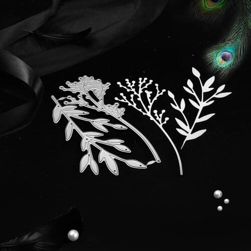 2 blade grass carbon steel cutting die Home Decoration Hand Made DIY Gifts for children