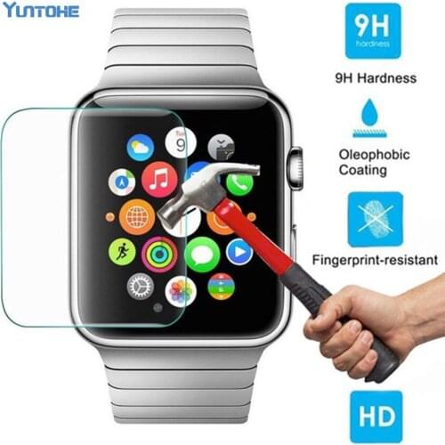 200pcs Ultra Clear Glossy Nano Anti-Explosion LCD Screen Protector Film Cover for Apple Watch 42mm 38MM 40 44mm Protective Film