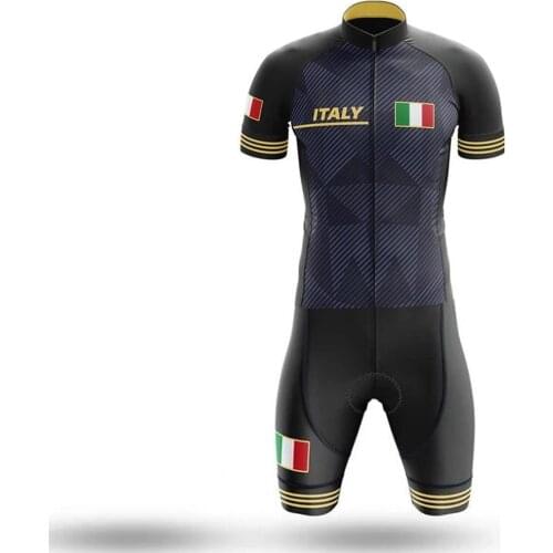 2020 ITALY laser cut skinsuit cycling bicycle jumpsuit men abbigliamento ciclismo estivo breathable Triathlon suits men